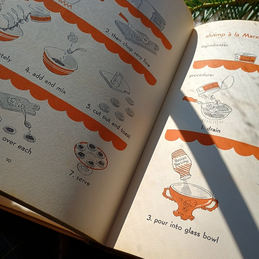 1950 Copy Of Wolf In Chef's Clothes Picture Cookbook W MCM Illustrations - Picture 5 of 12
